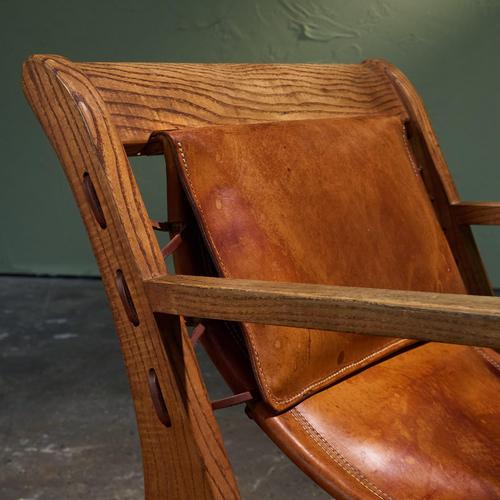 Wood Lace Lounge Chair in Ash and Cognac Leather by Stefan During, Netherlands, 1985 For Sale - Image 7 of 12