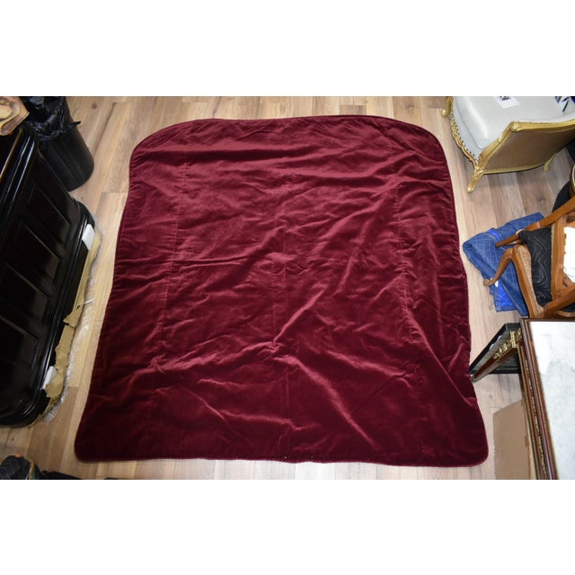 Late 20th Century Handmade Mink Queen Size Quilt With Velvet Underside For Sale In Wichita - Image 6 of 11