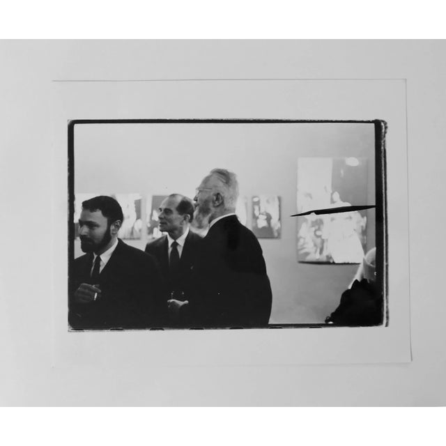 Fred McDarrah, Vintage Silver Gelatin Signed Photograph Edward Steichen, MoMA Photo, 1962 For Sale - Image 9 of 9
