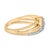 Imbued with sophistication, this .925 sterling silver ring, magnificently plated in 14K yellow gold, captures the essence...