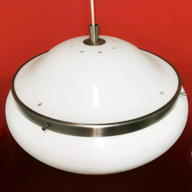 Vintage Plastic Chandelier by Gianemilio Piero & Anna Monti for Kartell, 1960s, in Flawless conditions. Designed 1960 to...