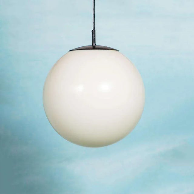 Contemporary Space Age Minimalist Globe Pendant from Raak, 1970s For Sale - Image 3 of 5