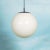 Contemporary Space Age Minimalist Globe Pendant from Raak, 1970s For Sale - Image 3 of 5