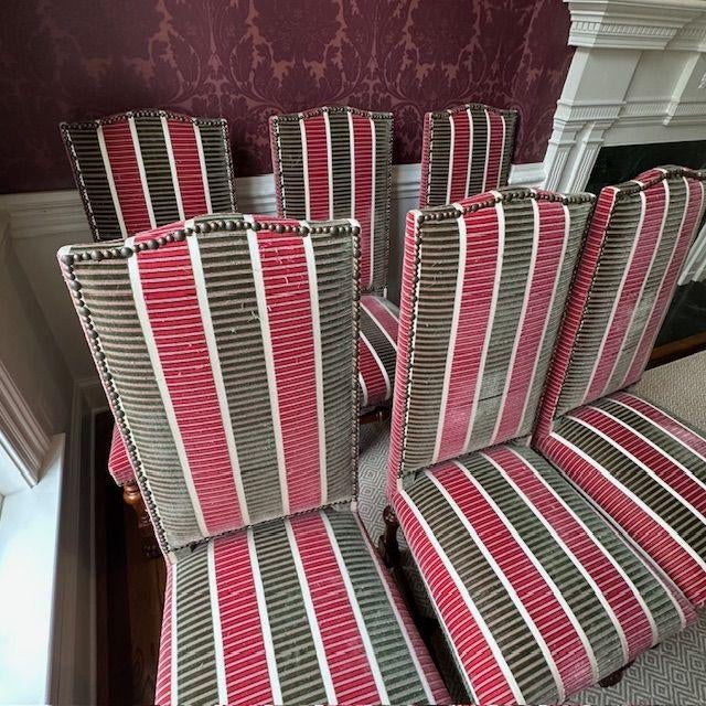 Green Set of 9 Edward Ferrell Dining Chairs For Sale - Image 8 of 10