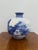 Victorian Antique Royal Bonn Germany Vase Castle Rhine Delft Blue White F. Mehlem C. 1900 For Sale - Image 3 of 9