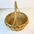 Vintage French Style Boho Chic Coastal Gathering Basket For Sale - Image 9 of 12