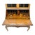 1900 - 1909 Burl & Carved Walnut Slant Front Marquetry Secretary Desk C1900 For Sale - Image 5 of 16