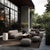Not Yet Made - Made To Order Toe Sofa in Stone Gray Teak and Outdoor Fabric by Tommy Hyldahl For Sale - Image 5 of 8