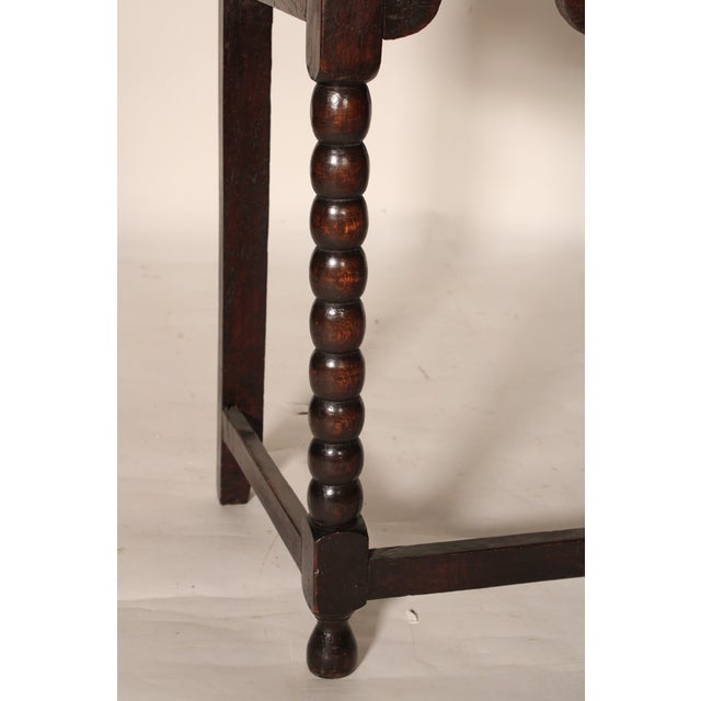 Antique English Jacobean Style Oak Sideboard For Sale - Image 9 of 11