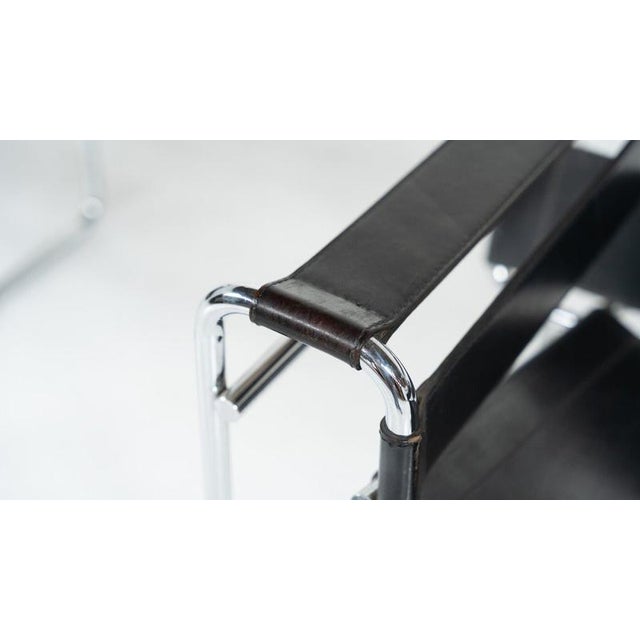 B3 Wassily Armchairs by Marcel Breuer for Gavina, Italy, 1960s, Set of 2 For Sale - Image 6 of 16