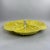 Realism Vintage Portuguese Secla Yellow Cabbageware Divided Relish Plate, 1970s Majolica Pottery For Sale - Image 3 of 8