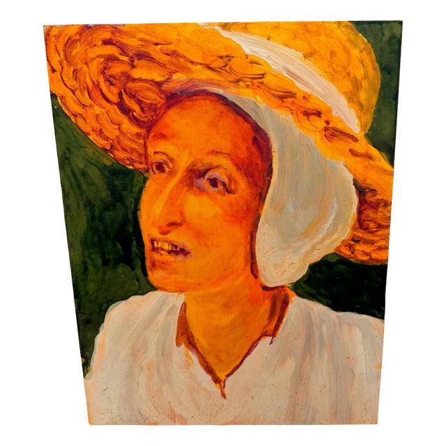 Sigrid Holmwood, Peasant Woman, Tempera & Mixed Media, 2006 For Sale