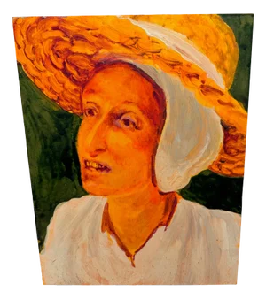 Sigrid Holmwood, Peasant Woman, Tempera & Mixed Media, 2006