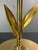 Mid-Century Pencil Reed Rattan Bamboo and Brass Flower Table Desk Lamp, Italy, 1980s For Sale - Image 14 of 15