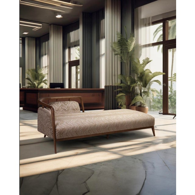 Essex Green Velvet Daybed by Javier Gomez For Sale - Image 6 of 7