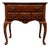 Antique English Beech and Burr Walnut Inlaid Side Table, 1900s For Sale