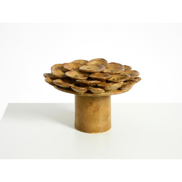 Rare, handmade abstract ceramic table decoration from the 1960s. In the form of a coral or a blossom Likely made in...
