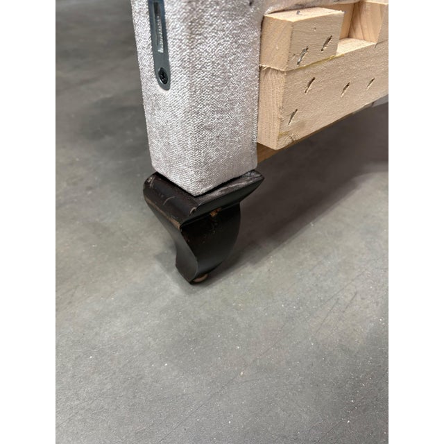 Bridgitte Ivory Mirror Bed by Haute House - King Size For Sale - Image 10 of 12