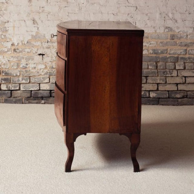 18th Century French Walnut Chest of Drawers For Sale - Image 4 of 11