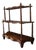 Antique Victorian Spool Turned Etagere, Tabletop Display Shelf With Serpentine Front For Sale