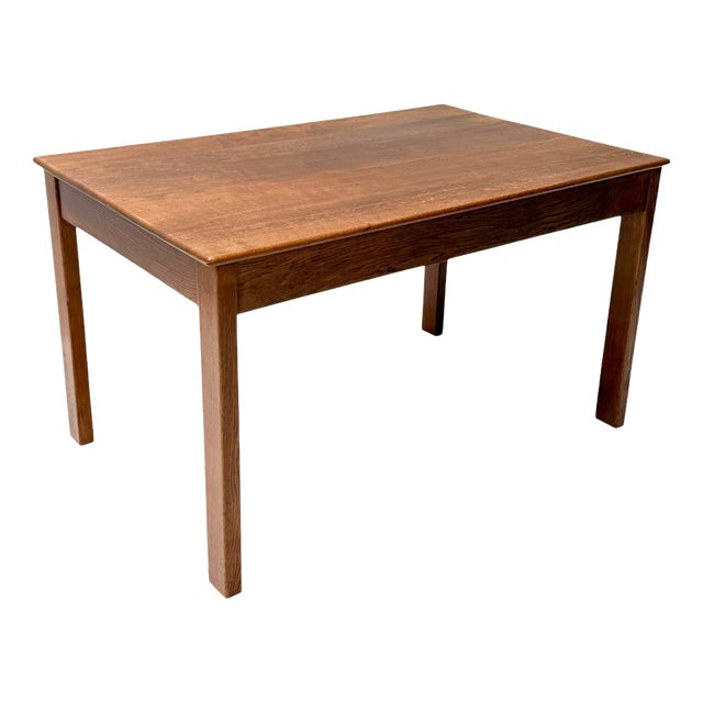 Dutch Art Deco Dining Table in Oak by J.A. Muntendam, Oak, 1920s For Sale