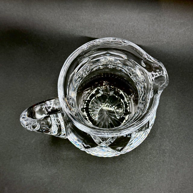 Vintage Cut Crystal Jug Water Pitcher by Webb Corbett, England, 1960s For Sale - Image 14 of 18