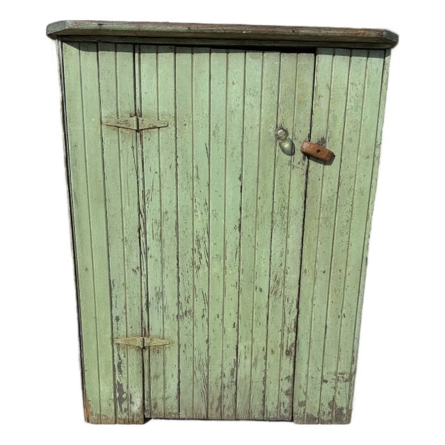 Antique Rustic Farmhouse Cabinet For Sale