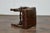 Brown 19th Century English Oak Footstool with Leather Seat and Turned Legs For Sale - Image 8 of 9