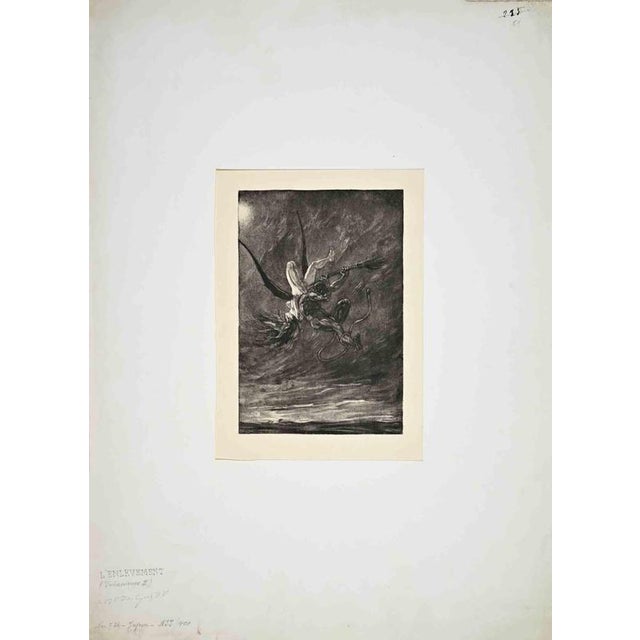 Héliogravure on paper, table from the suite "Les Sataniques". Not signed nor numbered, as issued. A compelling print after...