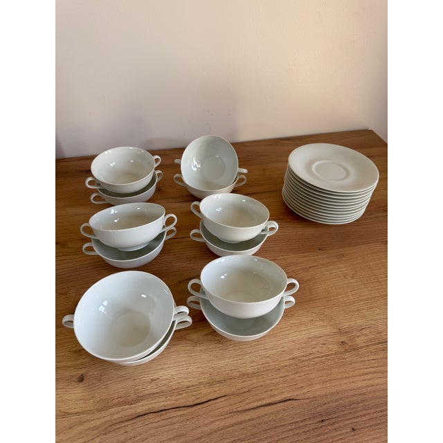Porcelain Service from Thun, Former Czechoslovakia, Set of 12 For Sale - Image 9 of 11