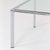 Mid-Century Modern Italian Bauhaus Square Coffee Table in Chrome and Glass, 1980s For Sale - Image 15 of 16