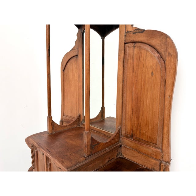Folk Art Sideboard Cabinet in Oak, 1900 For Sale - Image 18 of 18