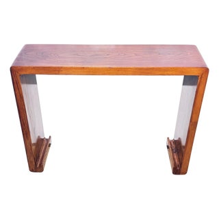 Asian Elm Wood Altar Console Table, Late 19th Century For Sale