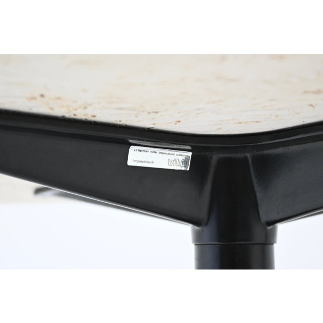 Metal Marble Dining Table by Charles and Ray Eames for Herman Miller, 1970s For Sale - Image 7 of 10