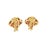 18k Yellow Gold 4cts Rubies & 0.60cts Diamonds Studded Ribbon Wave Earrings, A Pair For Sale In New York - Image 6 of 11