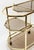 Mid 20th Century Italian Modern Rolling Drinks Cart or Console Trolley of Brass and Smoked Glass For Sale - Image 11 of 14