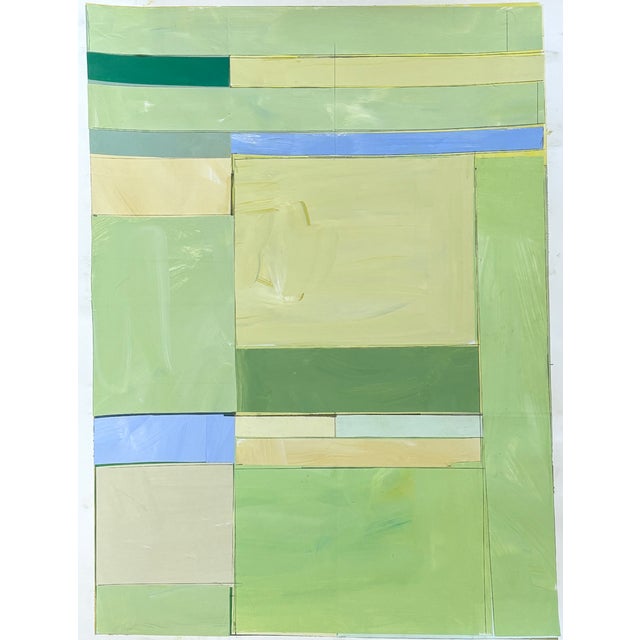 Discover the allure of contemporary art with this stunning 18x24" original collage painting, expertly crafted to bring...