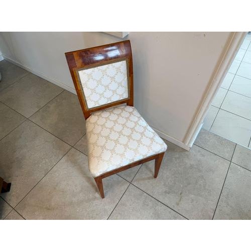 Antique Biedermeier Walnut Armchair For Sale - Image 6 of 10