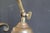Edwardian Style Brass Rise and Fall Table Lamps with Shades, 1970s, Set of 2 For Sale - Image 10 of 11