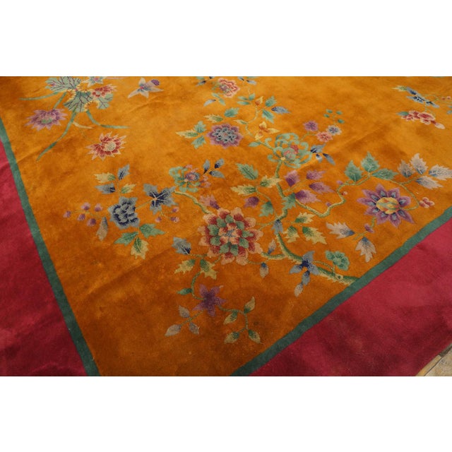 1920s Chinese Art Deco Carpet For Sale In New York - Image 6 of 12