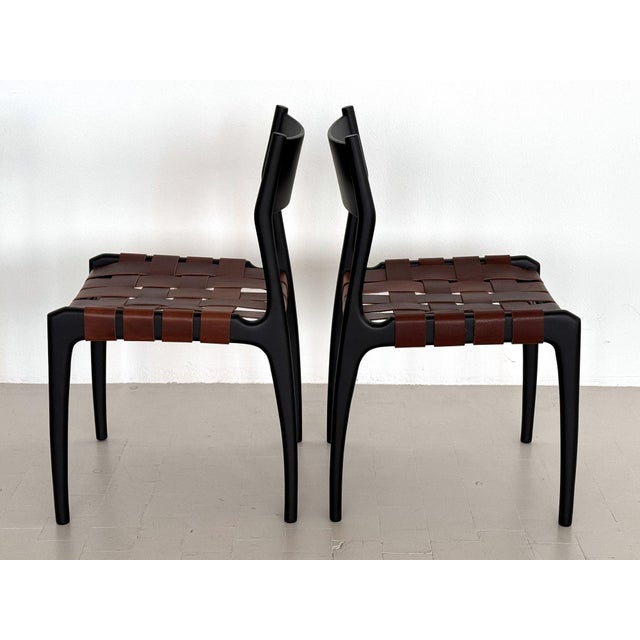 Italian Dining Chairs by Piero Palange and Werther Toffoloni, 1970s, Set of 6 For Sale - Image 9 of 17
