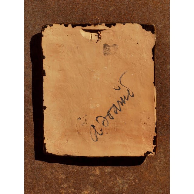 Modern Rustic Ceramic Brittany Woman Portrait, France, 1970 For Sale - Image 9 of 10