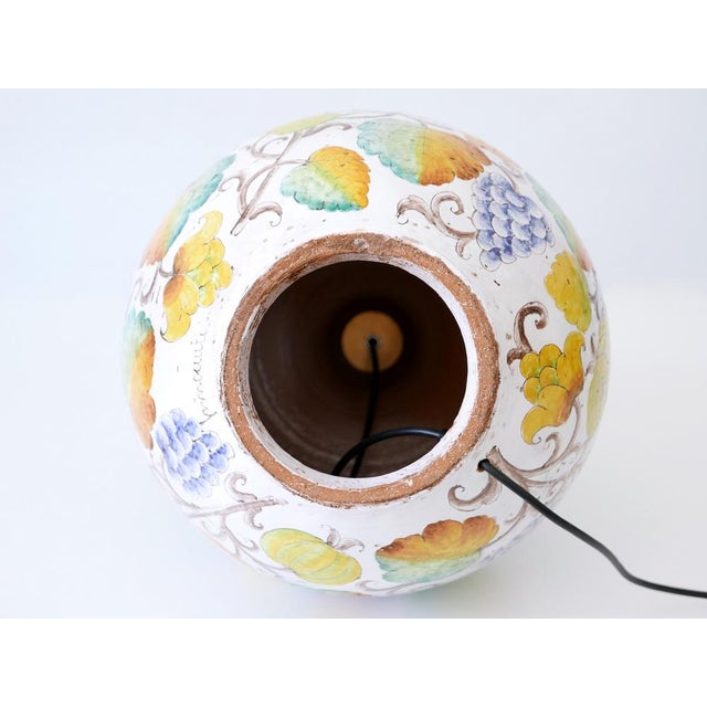Large Mid-Century Modern Ceramic Table Lamp by Romano Innocenti, Italy, 1960s For Sale - Image 18 of 18