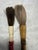 2 Antique Vintage Chinese Scholars Archaistic Calligraphy Brushes, approximately 13 inches long each. Fine antique...