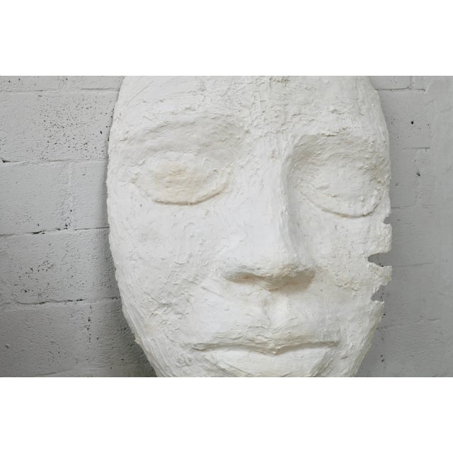 Large Mask, 1970s, Plaster For Sale - Image 10 of 18