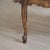 French Coffee Table with Red Marble Top and Curved Wooden Frame For Sale - Image 10 of 13