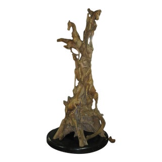 Extra Large 10 Ft Tall Hand-Carved Horse Sculpture by Bausman Company For Sale