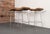 Contemporary Set of Four Brazilian Leather and Stainless Steel Bar Stools by Fernando Jaeger For Sale - Image 3 of 18