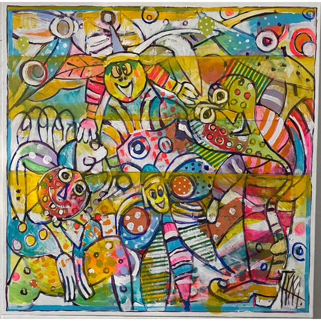 2020s Painting by Tyka "Baby Blue" For Sale - Image 5 of 5