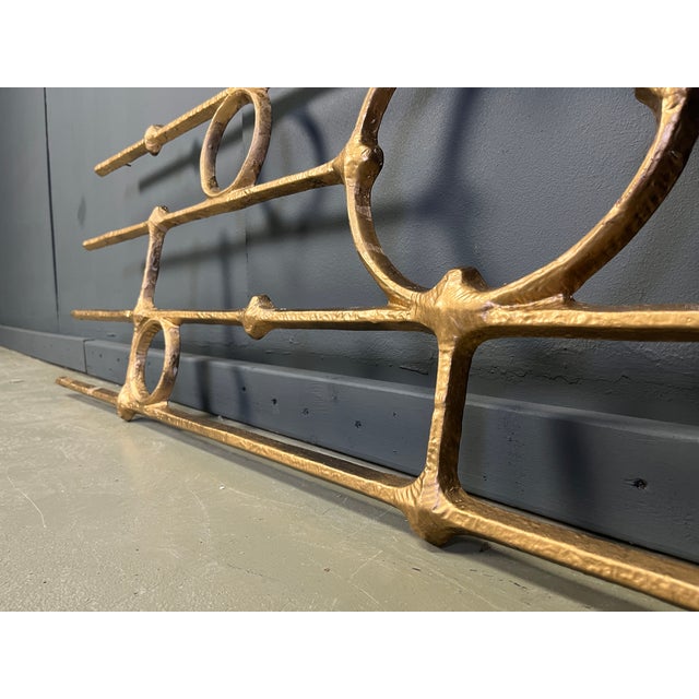 Metal Large Vintage Brutalist Wall Sculpture, 1970s For Sale - Image 7 of 10